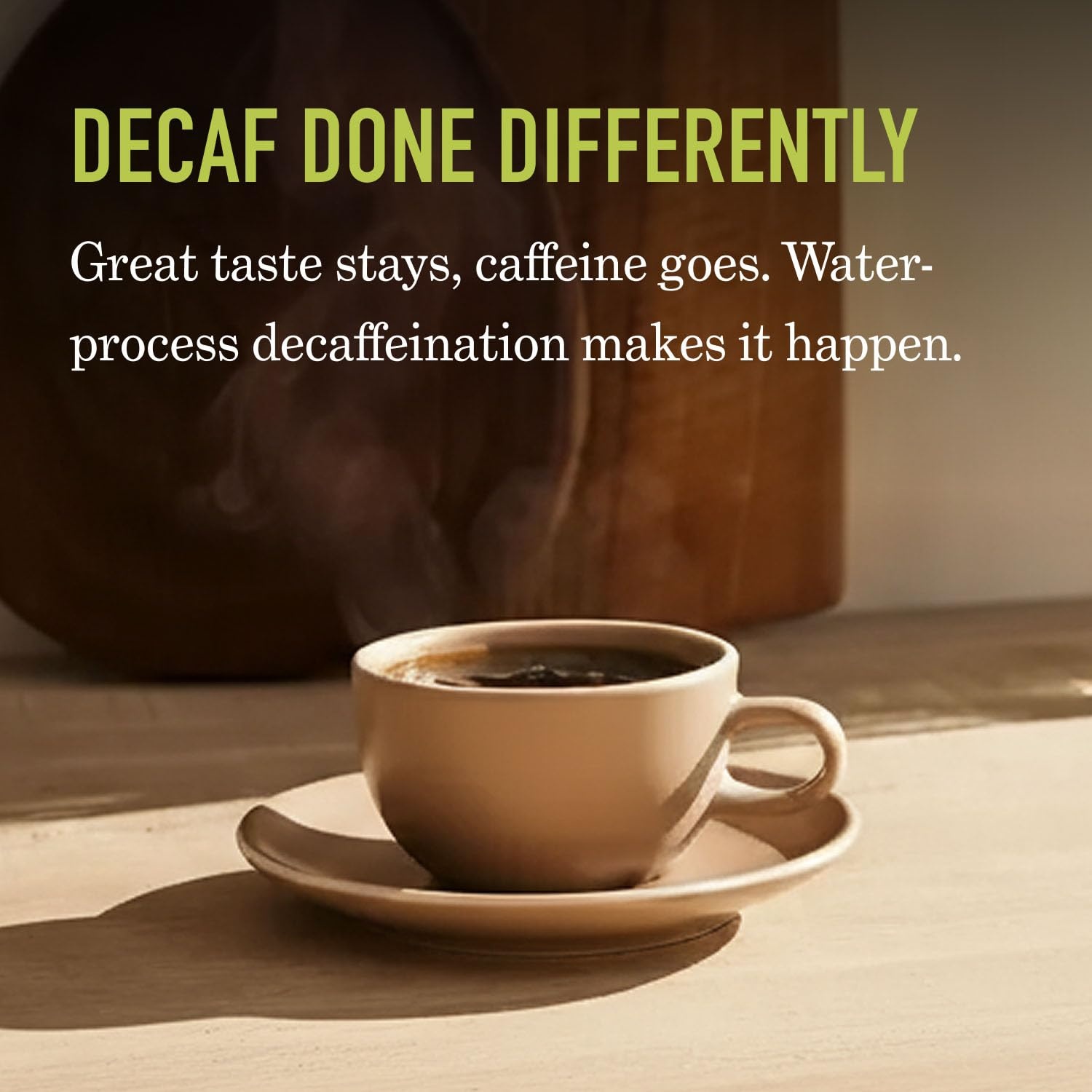 image:imagePeets Coffee Dark Roast Ground Coffee Decaffeinated Arabica Coffee Decaf Major Dickasons Blend 105 Ounce BagDecaf French Roast