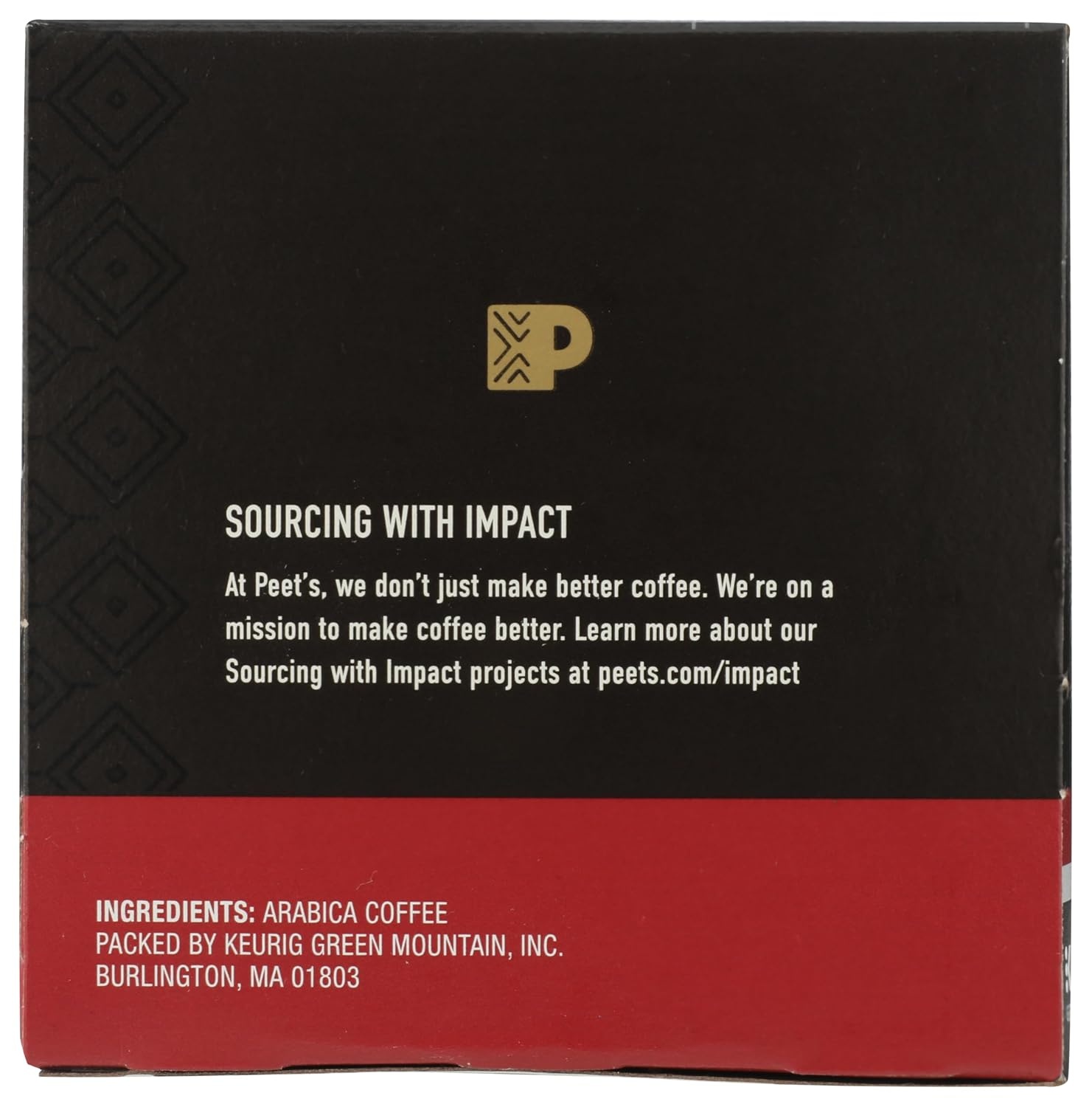 image:imagePeets Coffee Dark Roast Keurig KCup Pods 100 Arabica Coffee French Roast 88 Count 4 Boxes of 22 PodsHouse Blend