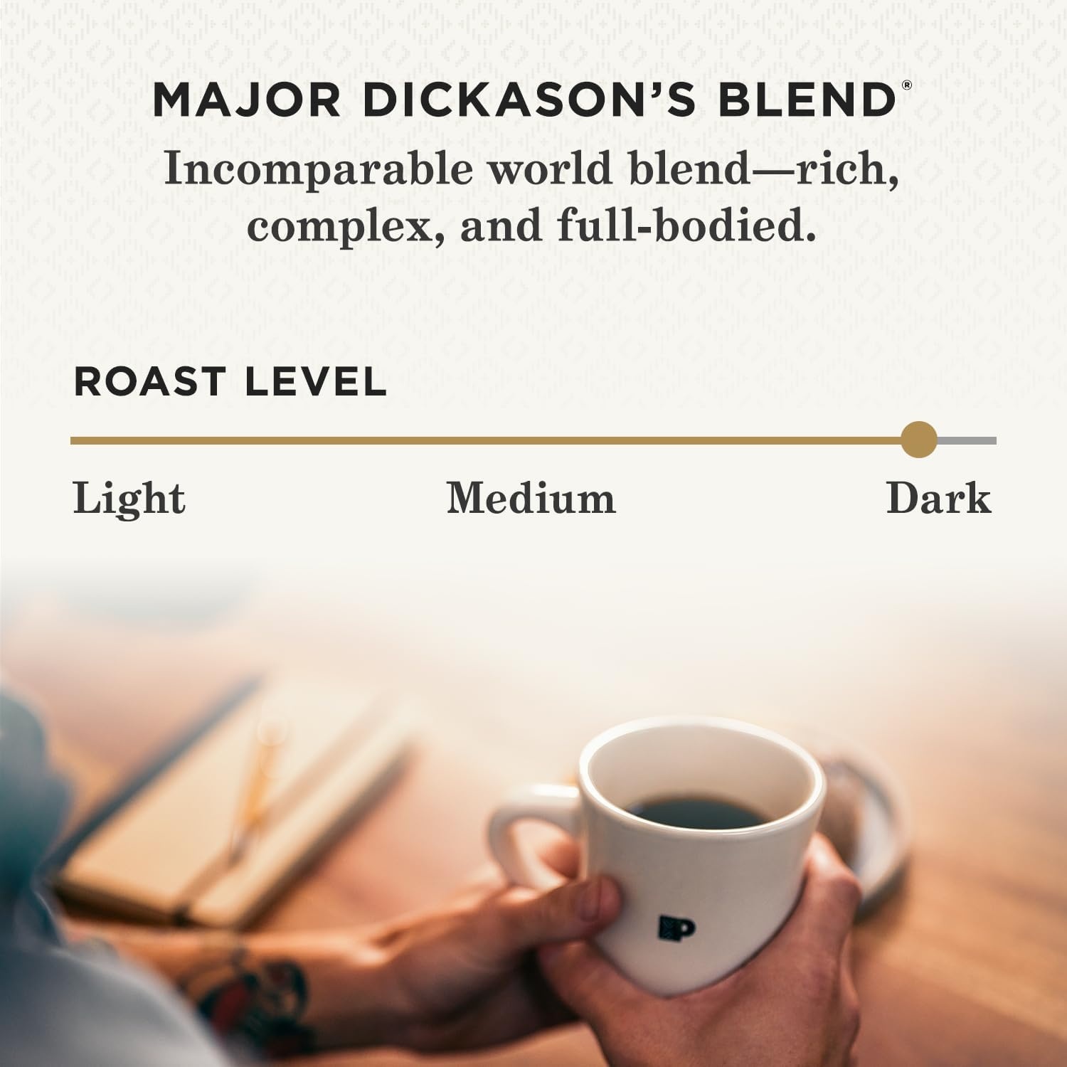 image:imagePeets Coffee Dark Roast Keurig KCup Pods 100 Arabica Coffee French Roast 88 Count 4 Boxes of 22 PodsMajor Dickasons Blend
