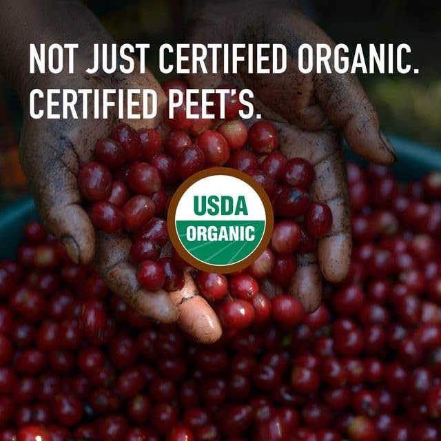 image:imagePeets Coffee Dark Roast Keurig KCup Pods 100 Arabica Coffee French Roast 88 Count 4 Boxes of 22 PodsOrganic Alma de la Tierra