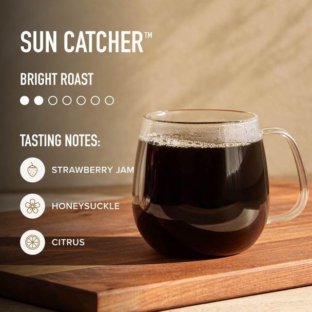 image:imagePeets Coffee Light Roast Ground Coffee 100 Arabica Coffee Sun Catcher Blend 105 Ounce BagSun Catcher