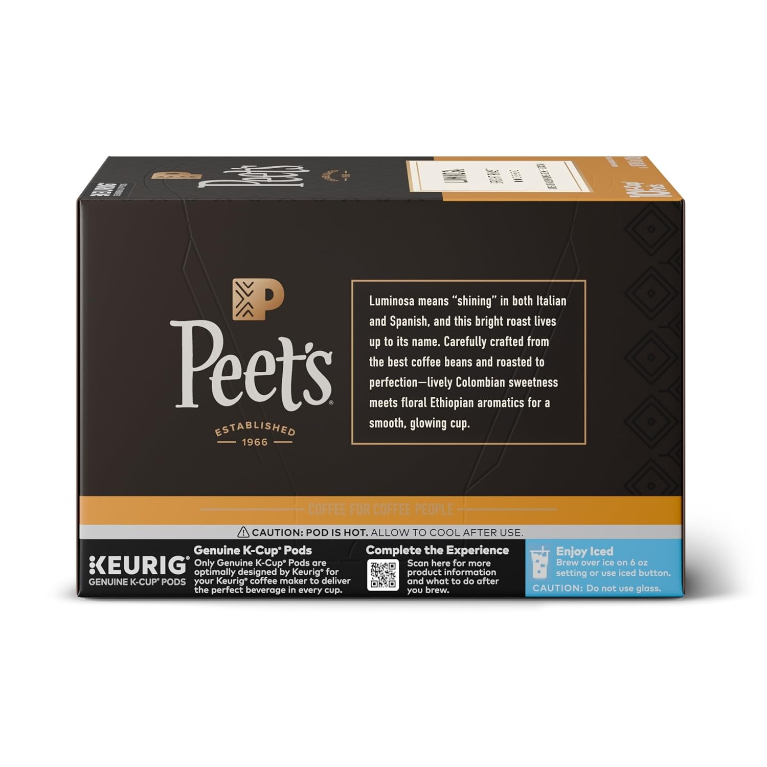 image:imagePeets Coffee Light Roast Keurig KCup Pods 100 Arabica Coffee Luminosa Breakfast Blend 6 Boxes of 10 KCup PodsLuminosa Breakfast Blend