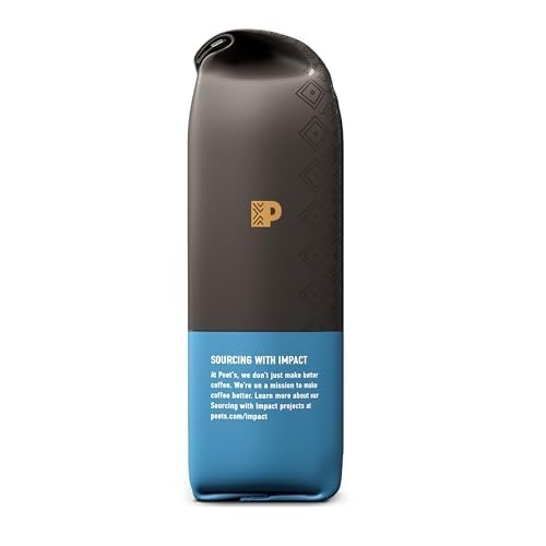 image:imagePeets Coffee Medium Roast Ground Coffee 100 Arabica Coffee Single Origin Brazil 18 Ounce BagOff the Grid