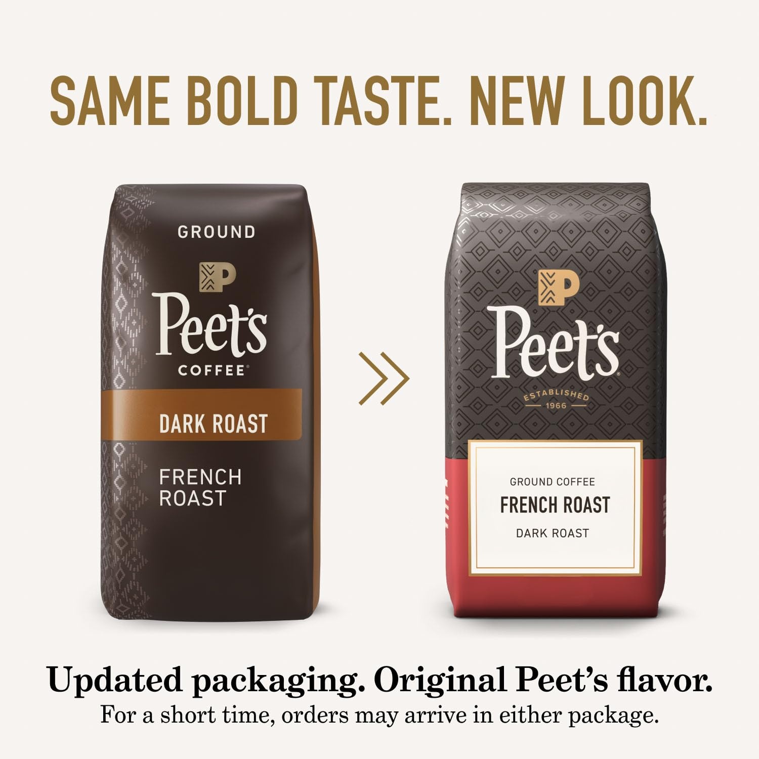 image:imagePeets Coffee USDA Organic Dark Roast Ground Coffee 100 Arabica Coffee French Roast 18 Ounce BagFrench Roast