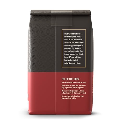 image:imagePeets Coffee USDA Organic Dark Roast Ground Coffee 100 Arabica Coffee French Roast 18 Ounce BagFrench Roast