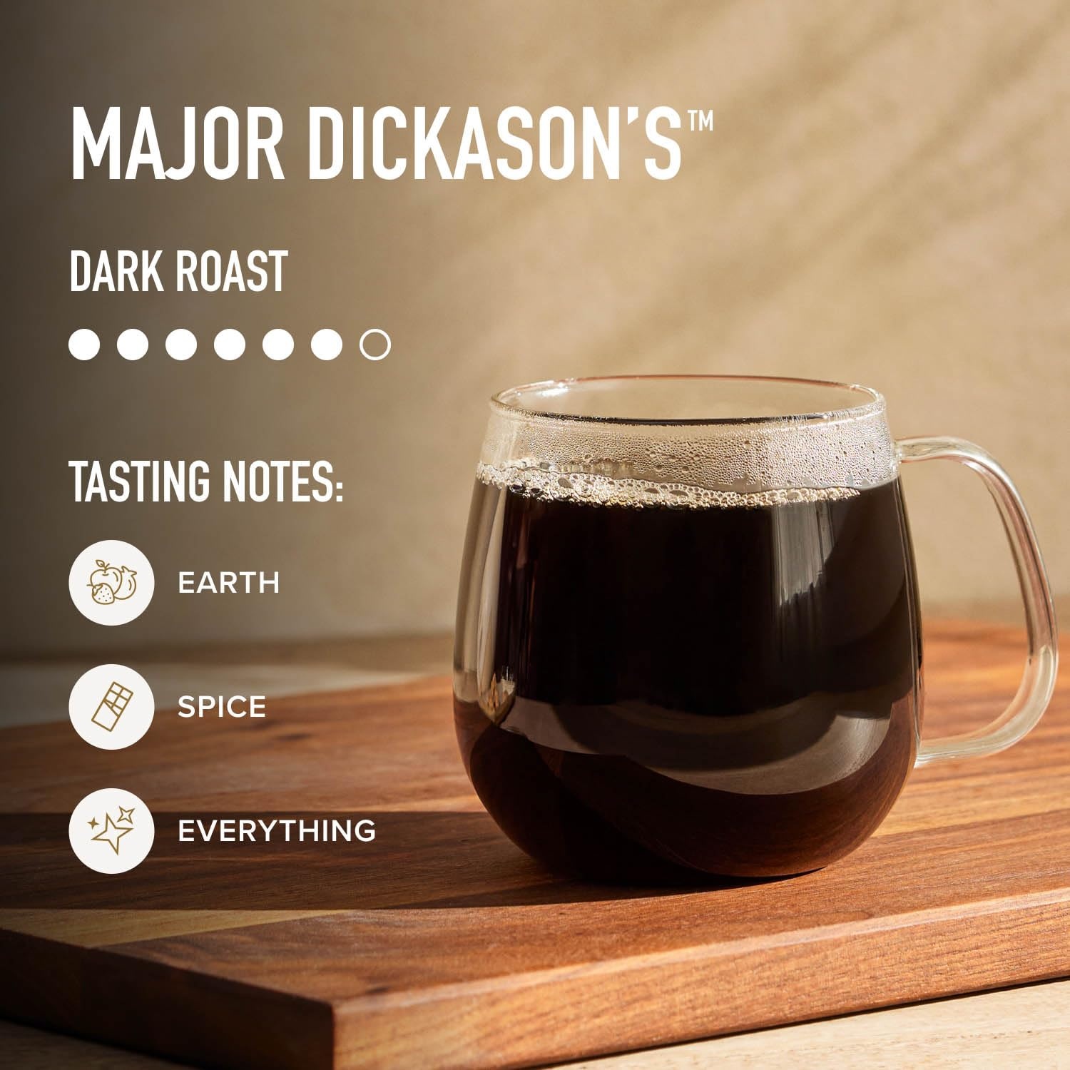 image:imagePeets Coffee USDA Organic Dark Roast Ground Coffee 100 Arabica Coffee French Roast 18 Ounce BagMajor Dickasons Blend