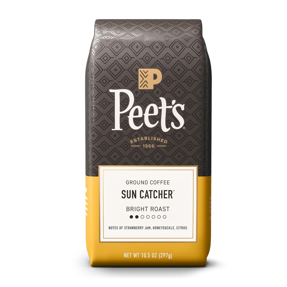 image:imagePeets Coffee Light Roast Ground Coffee 100 Arabica Coffee Sun Catcher Blend 105 Ounce BagSun Catcher
