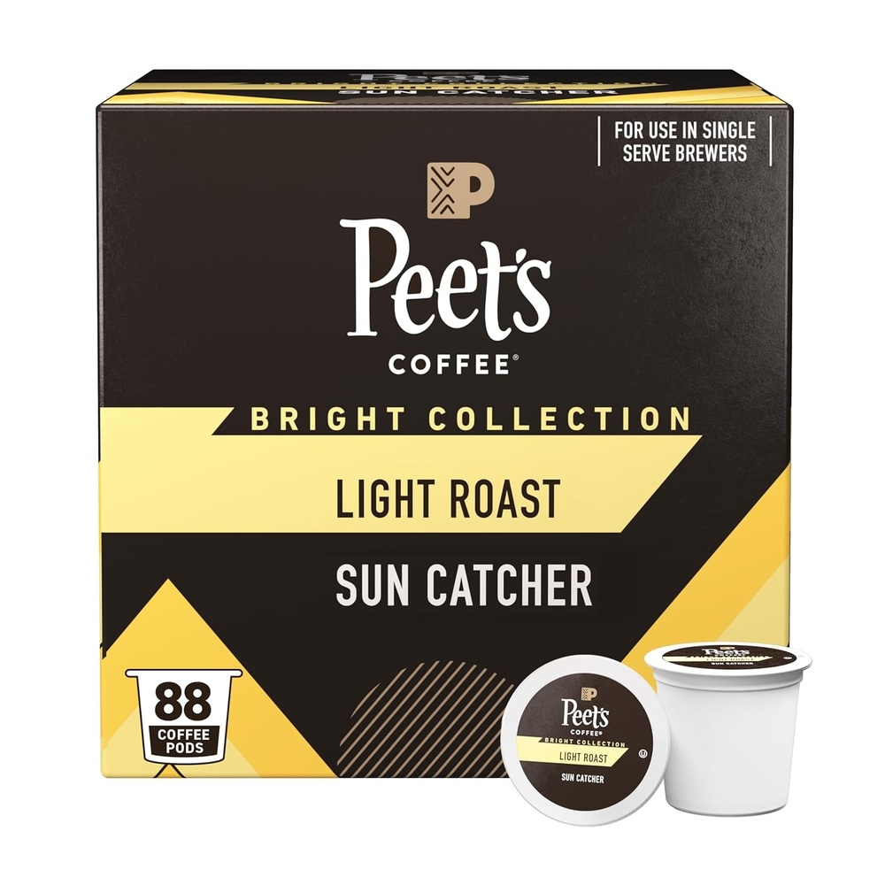 image:imagePeets Coffee Light Roast Keurig KCup Pods 100 Arabica Coffee Luminosa Breakfast Blend 6 Boxes of 10 KCup PodsLight Roast