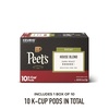 Peet’s Coffee, Dark Roast Decaf Keurig K-Cup Pods, Decaffeinated Arabica Coffee – Decaf House Blend 60 Count (6 Boxes of 10 K-Cup Pods)(Decaf House Blend)