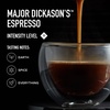 Peet’s Coffee, Dark Roast Espresso Capsules, Compatible with Nespresso Original Machine, 100% Arabica Coffee – Ristretto Intensity 10, 50 Count (5 Boxes of 10 Espresso Capsules)(Major Dickason’s Blend)