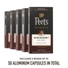 Peet’s Coffee, Dark Roast Espresso Capsules, Compatible with Nespresso Original Machine, 100% Arabica Coffee – Ristretto Intensity 10, 50 Count (5 Boxes of 10 Espresso Capsules)(Major Dickason’s Blend)