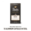 Peet’s Coffee, Dark Roast Espresso Capsules, Compatible with Nespresso Original Machine, 100% Arabica Coffee – Ristretto Intensity 10, 50 Count (5 Boxes of 10 Espresso Capsules)(Nerissimo (Intensity 11))