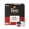 Peet’s Coffee, Dark Roast Keurig K-Cup Pods, 100% Arabica Coffee – French Roast 88 Count (4 Boxes of 22 Pods)(Major Dickason’s Blend)