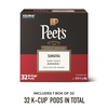 Peet’s Coffee, Dark Roast Keurig K-Cup Pods, 100% Arabica Coffee – French Roast 88 Count (4 Boxes of 22 Pods)(Single Origin Sumatra)