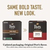 Peet’s Coffee, Dark Roast Keurig K-Cup Pods, 100% Arabica Coffee – French Roast 88 Count (4 Boxes of 22 Pods)(Single Origin Sumatra)