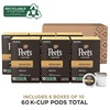 Peet’s Coffee, Medium Roast Single Serve Coffee Pods, 100% Arabica Coffee – Café Domingo 32 Count (1 Box of 32 Pods)(Brazil)