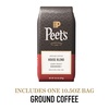 Peet’s Coffee, USDA Organic Dark Roast Ground Coffee, 100% Arabica Coffee – French Roast 18 Ounce Bag(House Blend)