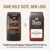 Peet’s Coffee, USDA Organic Dark Roast Ground Coffee, 100% Arabica Coffee – French Roast 18 Ounce Bag(Major Dickason’s Blend)