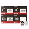 Peet’s Coffee, Dark Roast Keurig K-Cup Pods, 100% Arabica Coffee – French Roast 88 Count (4 Boxes of 22 Pods)(Dark Roast Variety Pack)