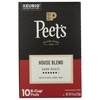 Peet’s Coffee, Dark Roast Keurig K-Cup Pods, 100% Arabica Coffee – French Roast 88 Count (4 Boxes of 22 Pods)(House Blend)