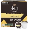 image:imagePeets Coffee Light Roast Keurig KCup Pods 100 Arabica Coffee  Luminosa Breakfast Blend 6 Boxes of 10 KCup PodsSun Catcher