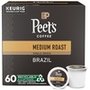 Peet’s Coffee, Medium Roast Single Serve Coffee Pods, 100% Arabica Coffee – Café Domingo 32 Count (1 Box of 32 Pods)(Brazil)