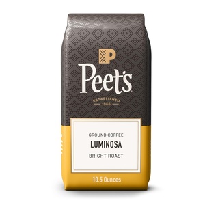Peet’s Coffee, Light Roast Ground Coffee, 100% Arabica Coffee – Sun Catcher Blend 10.5 Ounce Bag(Luminosa Breakfast Blend)