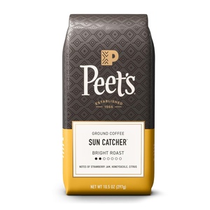 Peet’s Coffee, Light Roast Ground Coffee, 100% Arabica Coffee – Sun Catcher Blend 10.5 Ounce Bag(Sun Catcher)