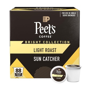 Peet’s Coffee, Light Roast Keurig K-Cup Pods, 100% Arabica Coffee – Luminosa Breakfast Blend (6 Boxes of 10 K-Cup Pods)(Light Roast)